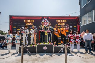 SUGO Race 1 Podium Overall | SRO Motorsport Group