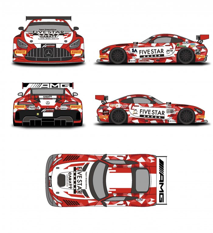 FIVESTAR with TEAM DreamDriveがJapan Cup参戦！GT3 Amクラスに挑む