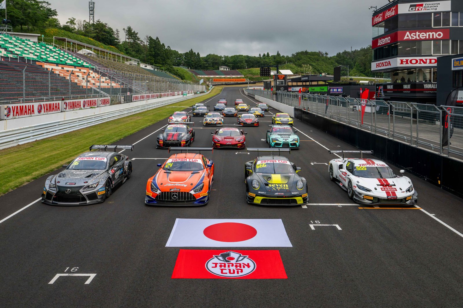 富士大会でSRO Asiaのレース史上、過去最多エントリー台数が揃う